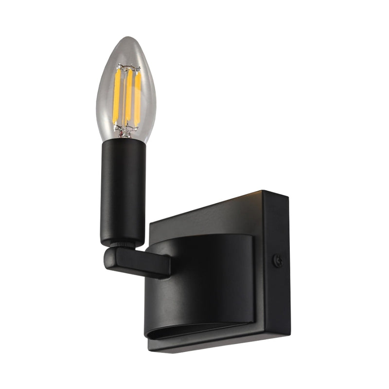 Portland Black Wall Light 2 Options - Lighting.co.za