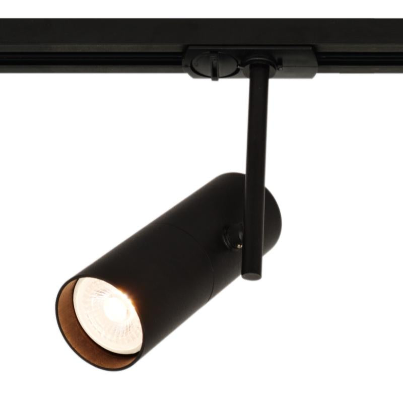 Baril Slim Drop Black | White GU10 3 Wire Track Spotlight - Lighting.co.za