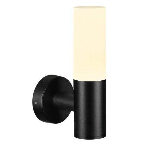 Candle Black And Opal Outdoor Wall Light - Lighting.co.za