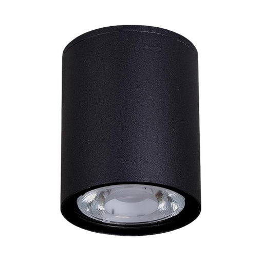 Zinta Barrel Black | White Fixed Round LED Surface Mounted Down Light - Lighting.co.za