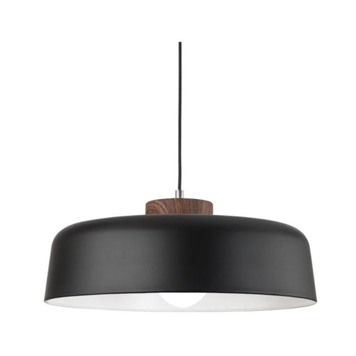 Bara Black or White and Wood Look Nordic Pendant Light - Lighting.co.za