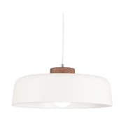 Bara Black or White and Wood Look Nordic Pendant Light - Lighting.co.za