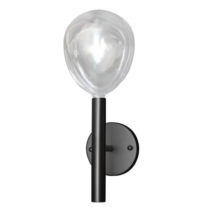 Raindrop Black or White And Clear Glass LED Wall Light - Lighting.co.za