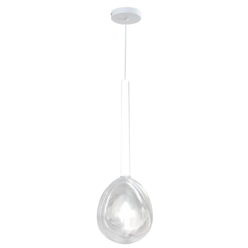 Raindrop Black or White And Clear Glass LED Pendant Light - Lighting.co.za