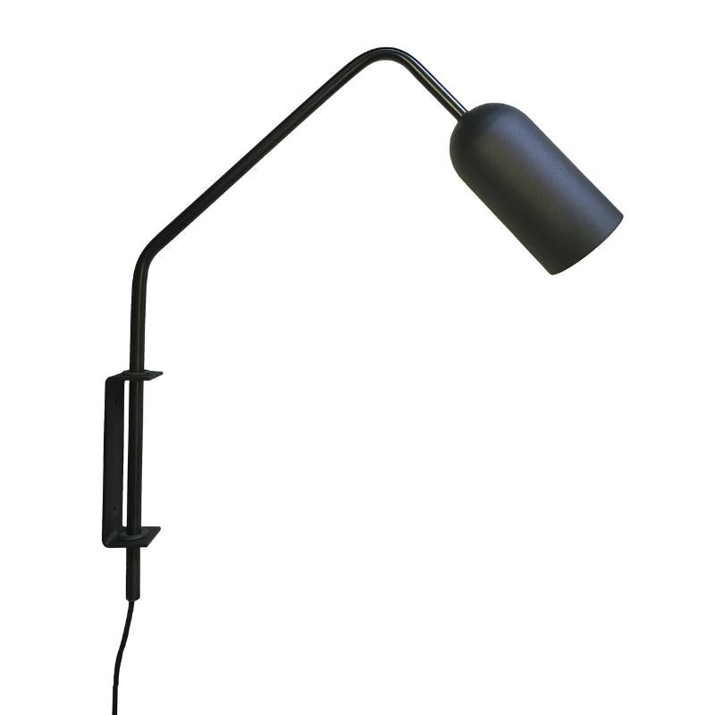 Spot Black Swivel Arm Wall Light with Switch and Plug - Lighting.co.za