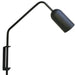 Spot Black Swivel Arm Wall Light with Switch and Plug - Lighting.co.za