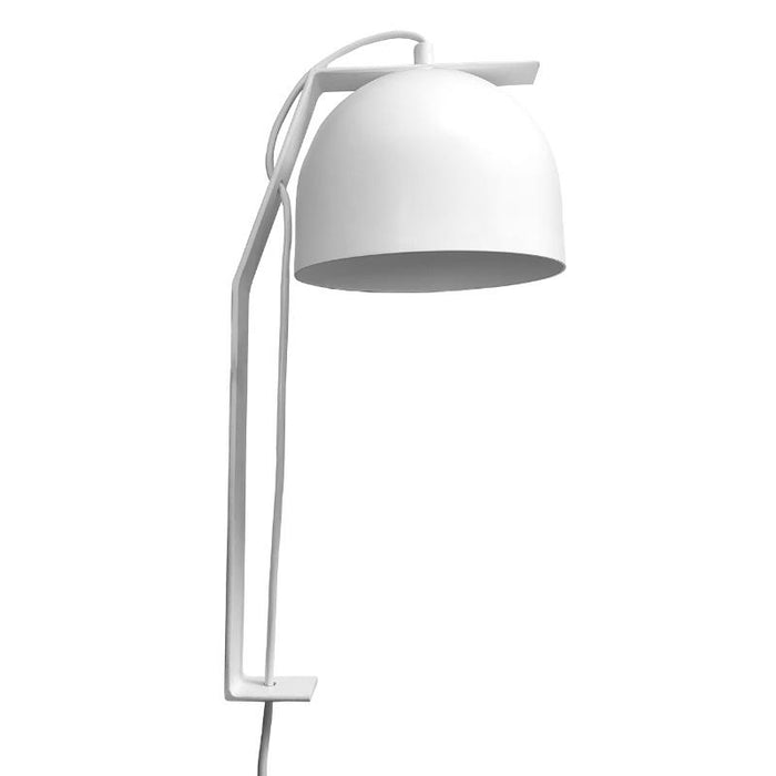 Dover White Wall Light with Switch and Plug - Lighting.co.za