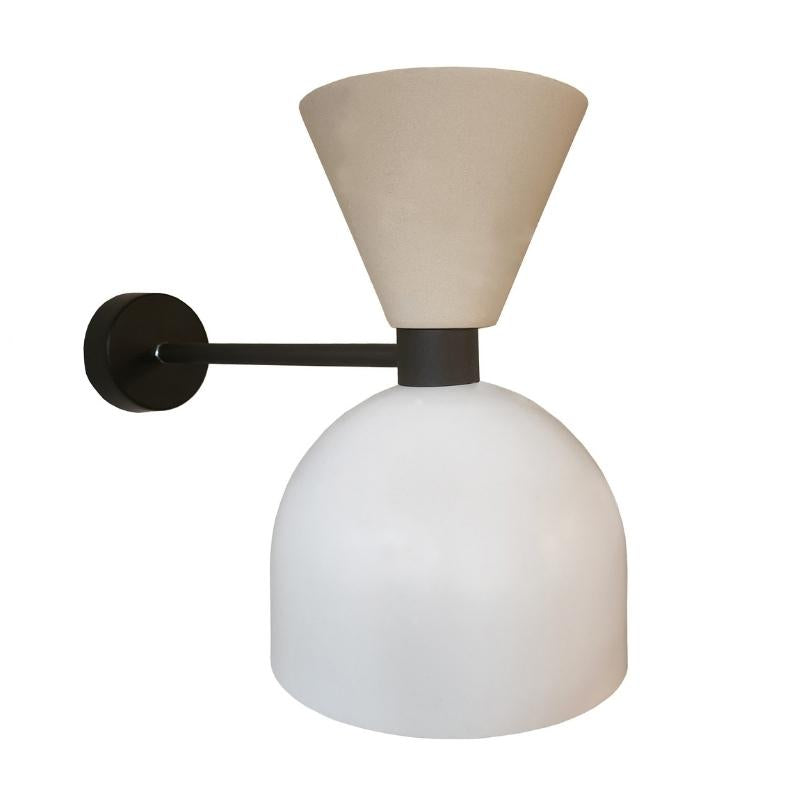 Odette White and Beige Wall Light - Lighting.co.za
