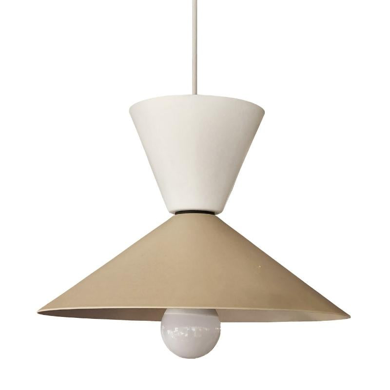 Malone White and Beige Pendant Light - Lighting.co.za
