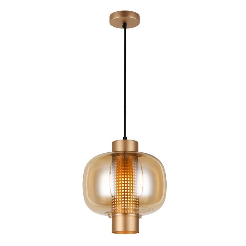 Chicago Pod Black or Gold and Glass Pendant Light - Lighting.co.za