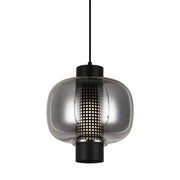 Chicago Pod Black or Gold and Glass Pendant Light - Lighting.co.za
