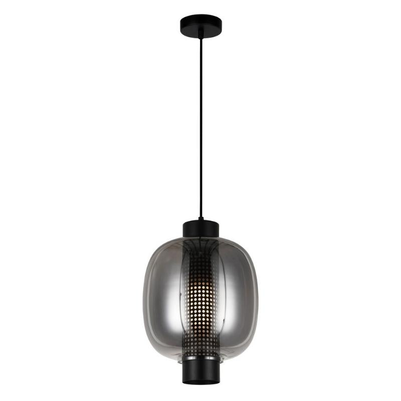 Chicago Tall Pod Black or Gold and Glass Pendant Light - Lighting.co.za