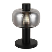 Chicago Pod Black or Gold and Glass Table Lamp - Lighting.co.za