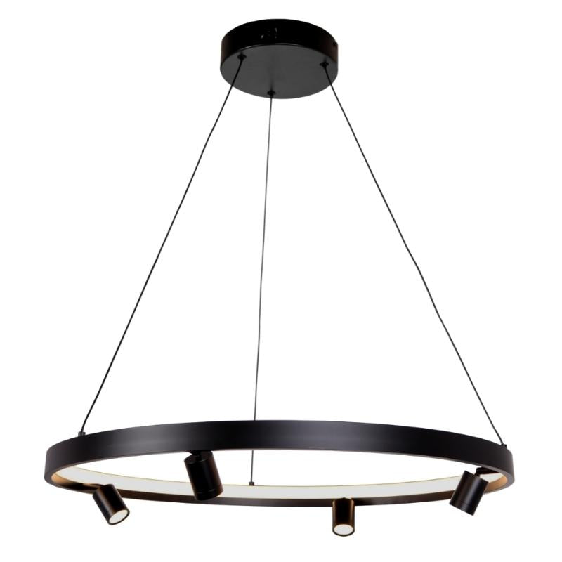 Nice Black or Silver Ring LED Pendant Light 3 Sizes - Lighting.co.za