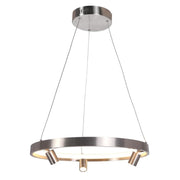 Nice Black or Silver Ring LED Pendant Light 3 Sizes - Lighting.co.za