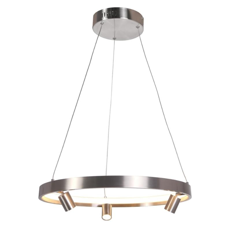 Nice Black or Silver Ring LED Pendant Light 3 Sizes - Lighting.co.za