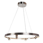 Nice Black or Silver Ring LED Pendant Light 3 Sizes - Lighting.co.za