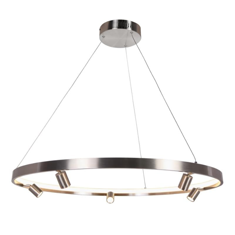 Nice Black or Silver Ring LED Pendant Light 3 Sizes - Lighting.co.za