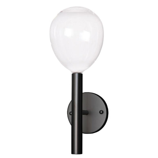 Raindrop Black or White And Clear Glass LED Wall Light - Lighting.co.za