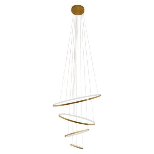 Multiple 4 or 6 Ring Black Or Gold LED Pendant Light - Hanging Lights - Lighting.co.za