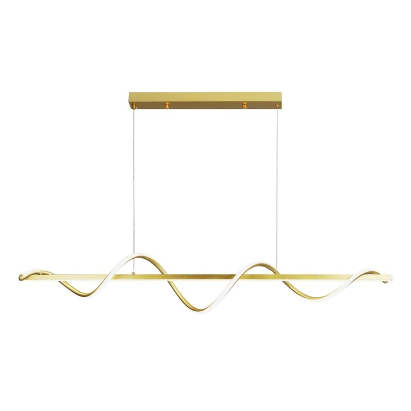 Whisper Black Or Gold LED Linear Pendant Light - Lighting.co.za