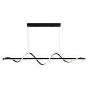 Whisper Black Or Gold LED Linear Pendant Light - Lighting.co.za