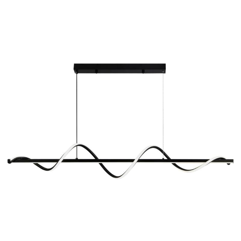 Whisper Black Or Gold LED Linear Pendant Light - Lighting.co.za