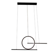 Pendulum Black Or Gold LED Linear Pendant Light - Lighting.co.za