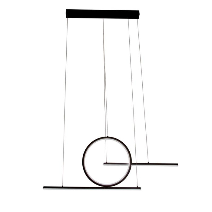 Pendulum Black Or Gold LED Linear Pendant Light - Lighting.co.za