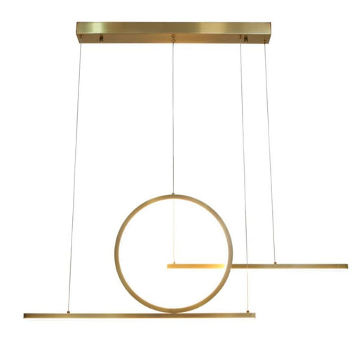 Pendulum Black Or Gold LED Linear Pendant Light - Hanging Lights - Lighting.co.za
