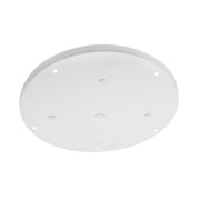 Black White Silver Ceiling Plate Accessory For Pendant Clusters 2 Sizes - Lighting.co.za