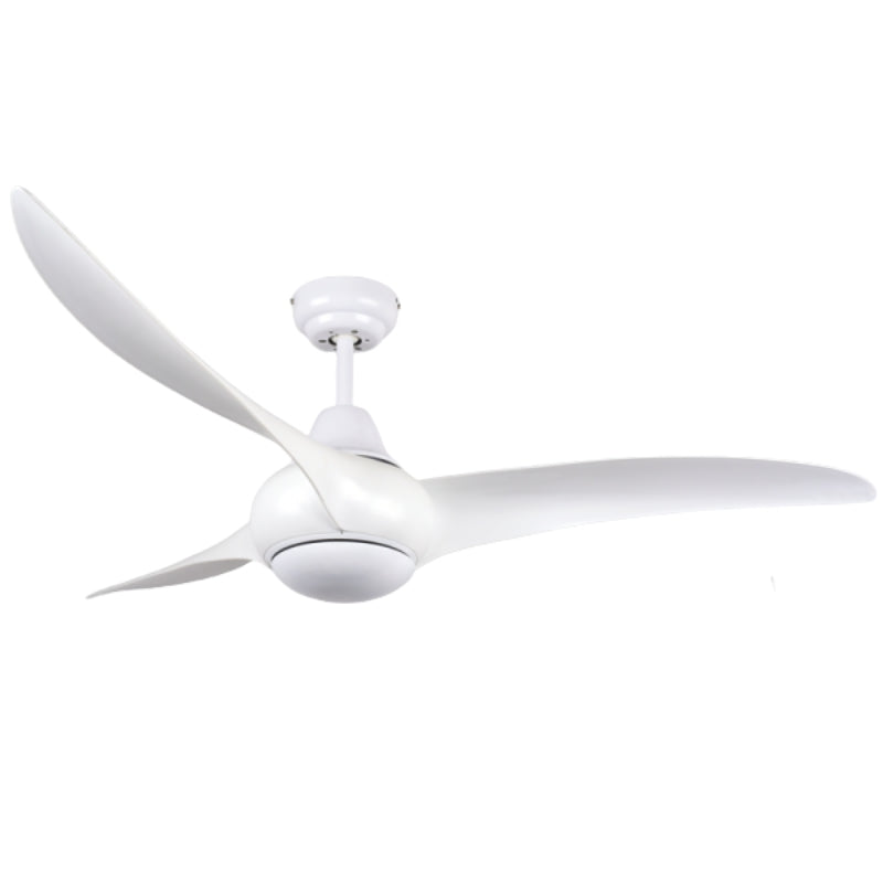 Cesna 3 Blade White Ceiling Fan Only - Lighting.co.za