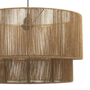 Tiana Double Drum Rattan Pendant Light - Lighting.co.za