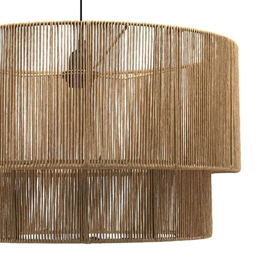 Tiana Double Drum Rattan Pendant Light - Lighting.co.za