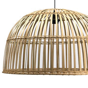 Soloman Basket Natural Rattan Pendant Light 2 Sizes - Lighting.co.za