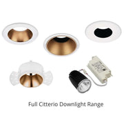 Citterio Adjustable Anti-Glare Recessed 80mm Downlight - Lighting.co.za