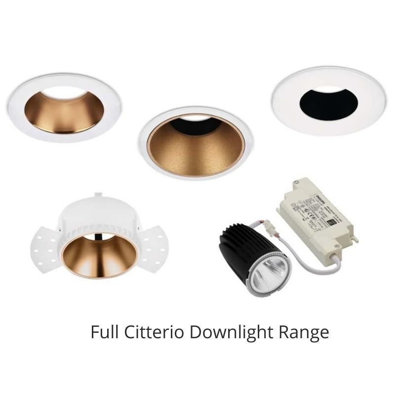 Citterio Adjustable Anti-Glare Recessed 80mm Downlight - Lighting.co.za