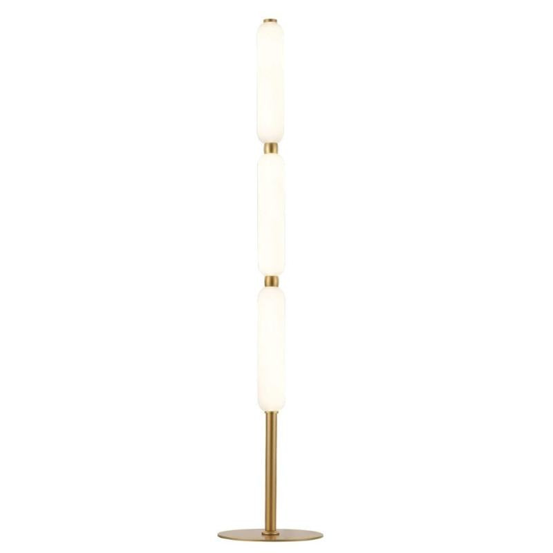 Calla Lily Linear 3 Light Black or Gold LED Floor Lamp - Lighting.co.za