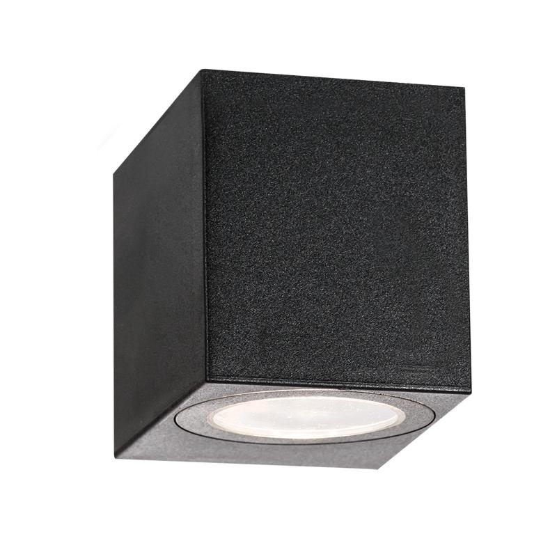 Block U Down Only Black | White | Grey GU10 Outdoor Wall Light - Lighting.co.za