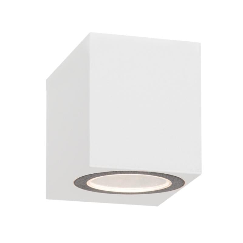 Block U Down Only Black | White | Grey GU10 Outdoor Wall Light - Lighting.co.za