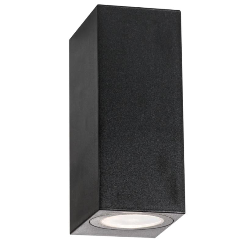 Block U Up Down Black | White | Grey GU10 Outdoor Wall Light - Lighting.co.za
