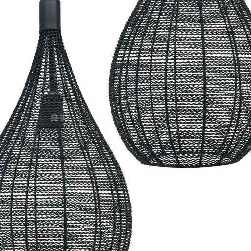 Bailey Teardrop Black Wire Mesh Pendant Light - Lighting.co.za