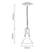 Titan Black Industrial Pendant Light - Lighting.co.za