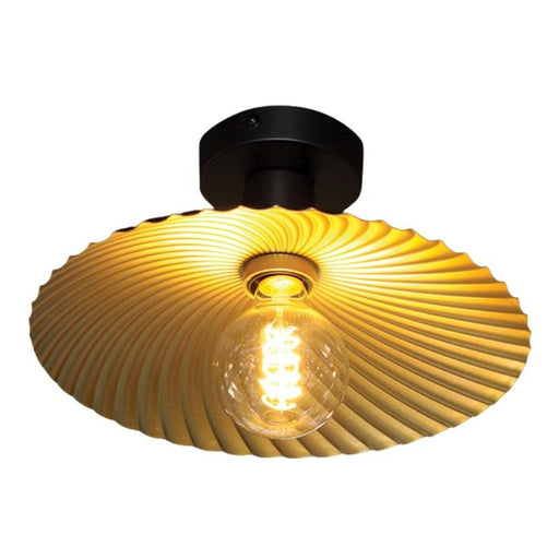 Shell Round Gold Disk Ceiling Light - Lighting.co.za