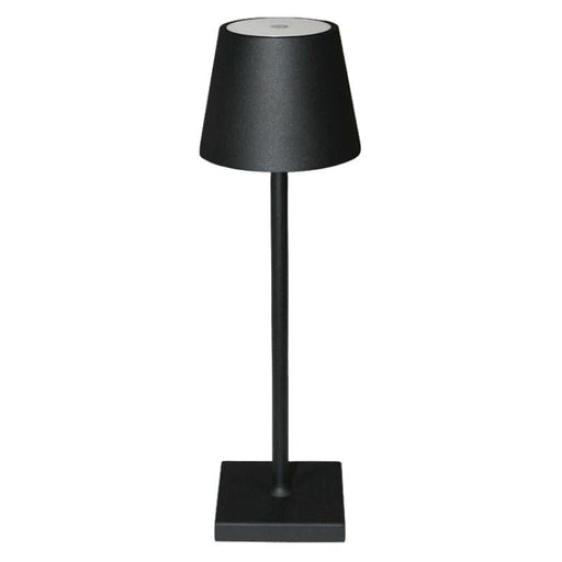 Harper Smooth Shade Black | White Rechargeable Table Lamp - Lamps - Lighting.co.za