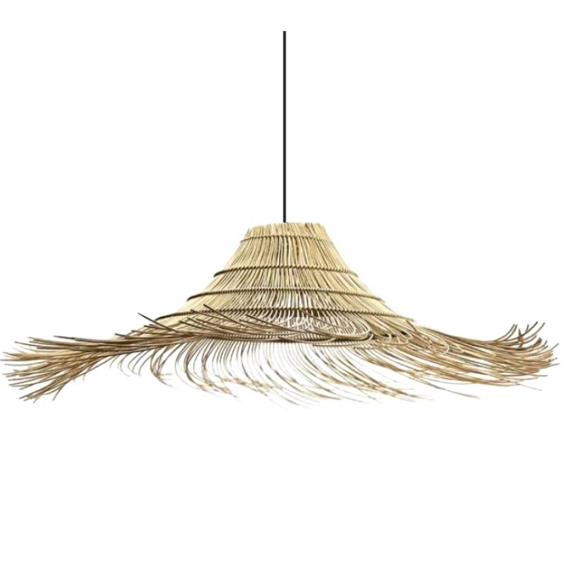 Tahiti Large Natural Rattan Flexi Cane Pendant Light - Lighting.co.za