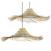 Tahiti Large Natural Rattan Flexi Cane Pendant Light - Lighting.co.za