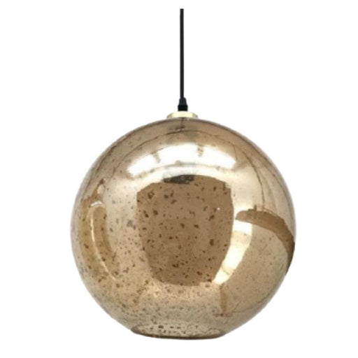 Berkley Mercury Amber Glass Ball Pendant Light - Lighting.co.za