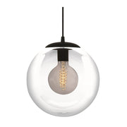 Palla Smoke Grey | White | Clear Ball Pendant Light 3 Sizes - Lighting.co.za