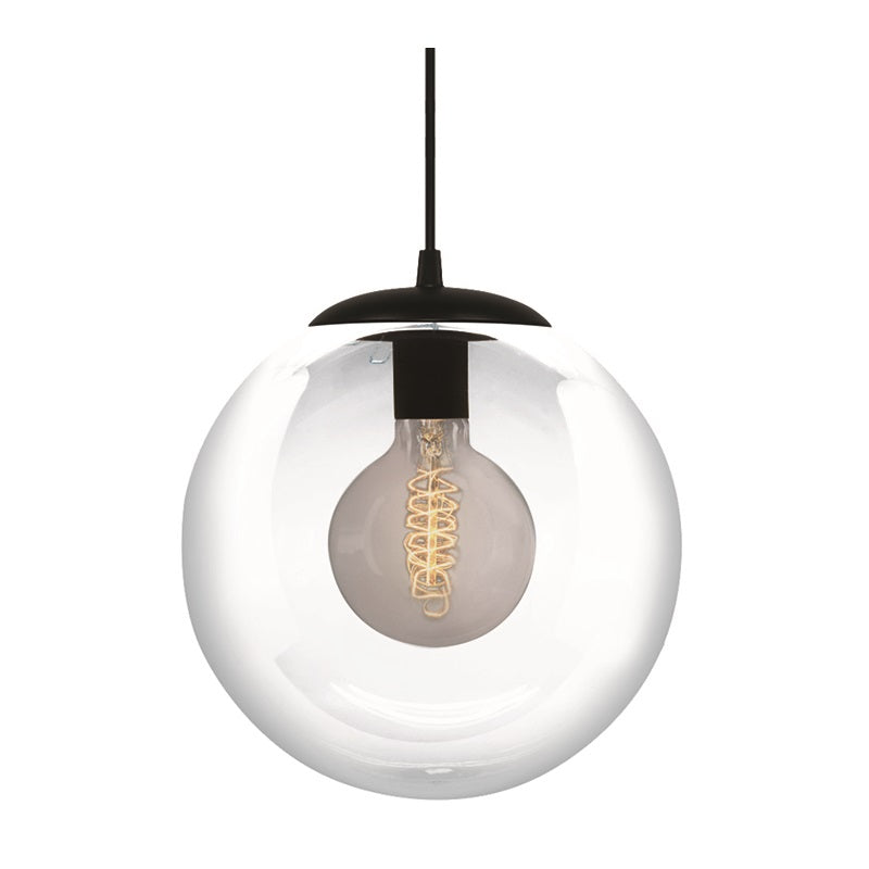 Palla Smoke Grey | White | Clear Ball Pendant Light 3 Sizes - Lighting.co.za